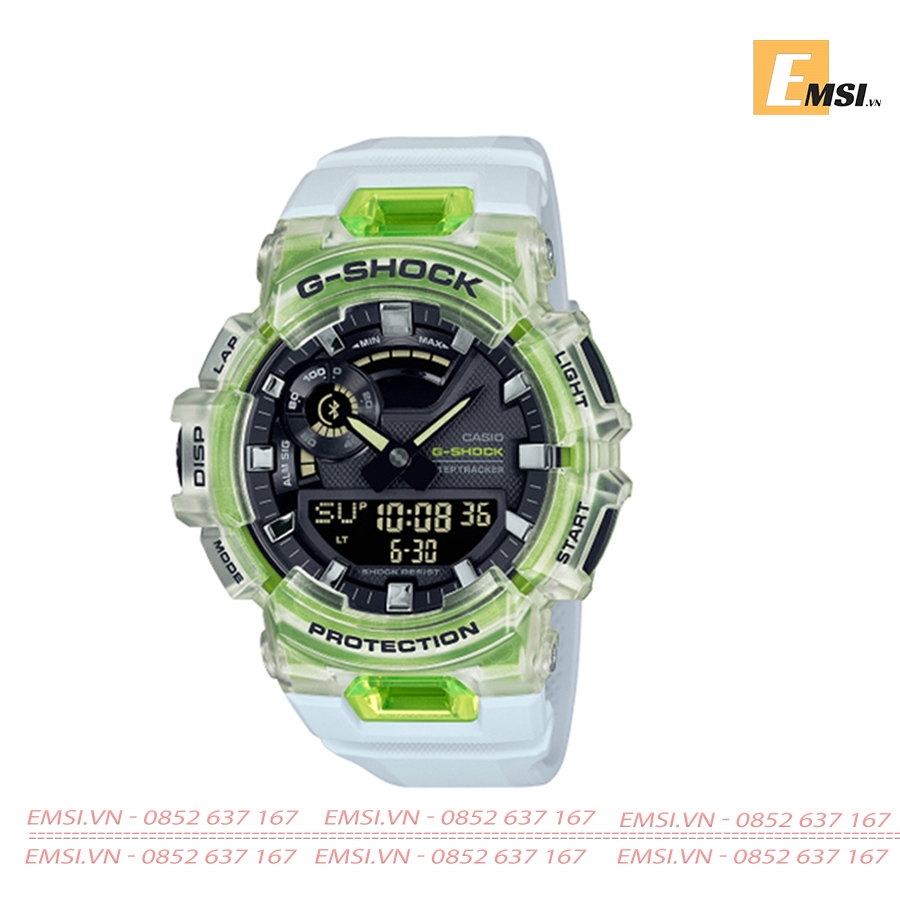 GBA-900SM-7A9DR | Đồng Hồ Casio | G-Shock | Dây Nhựa | G-SQUAD | Kết Nối Điện Thoại | WR20BAR - Emsi.vn