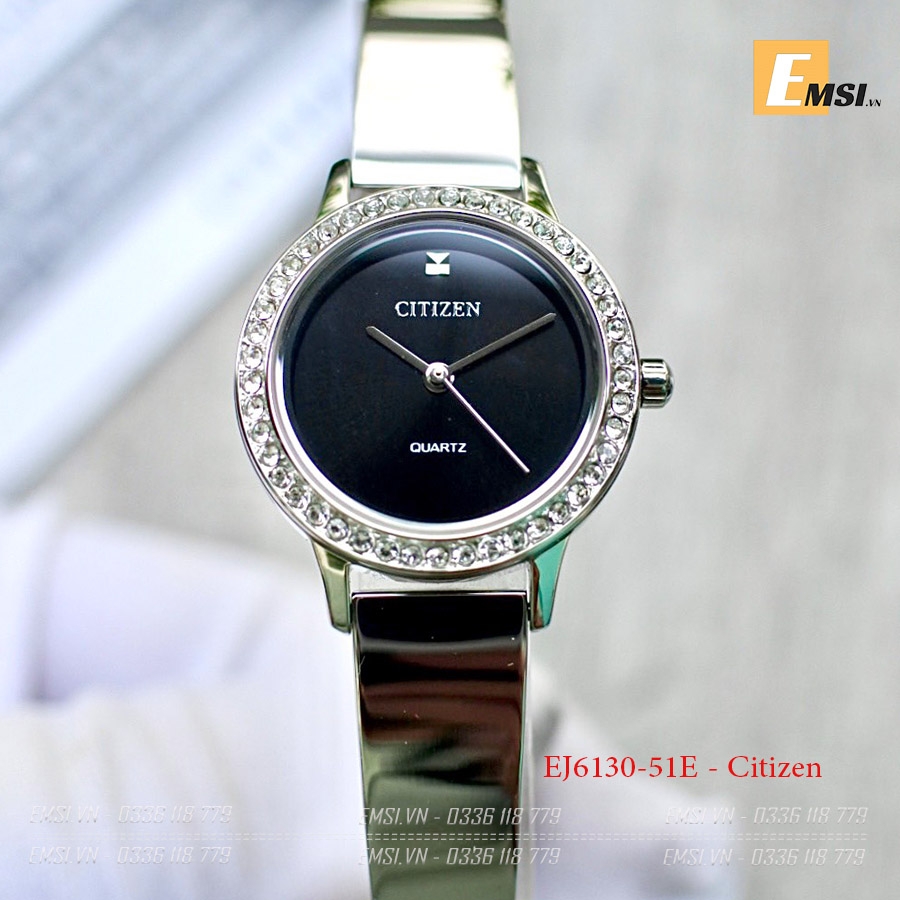 Đồng Hồ Citizen EJ6130-51E Nữ Đính Swarovski 23mm
