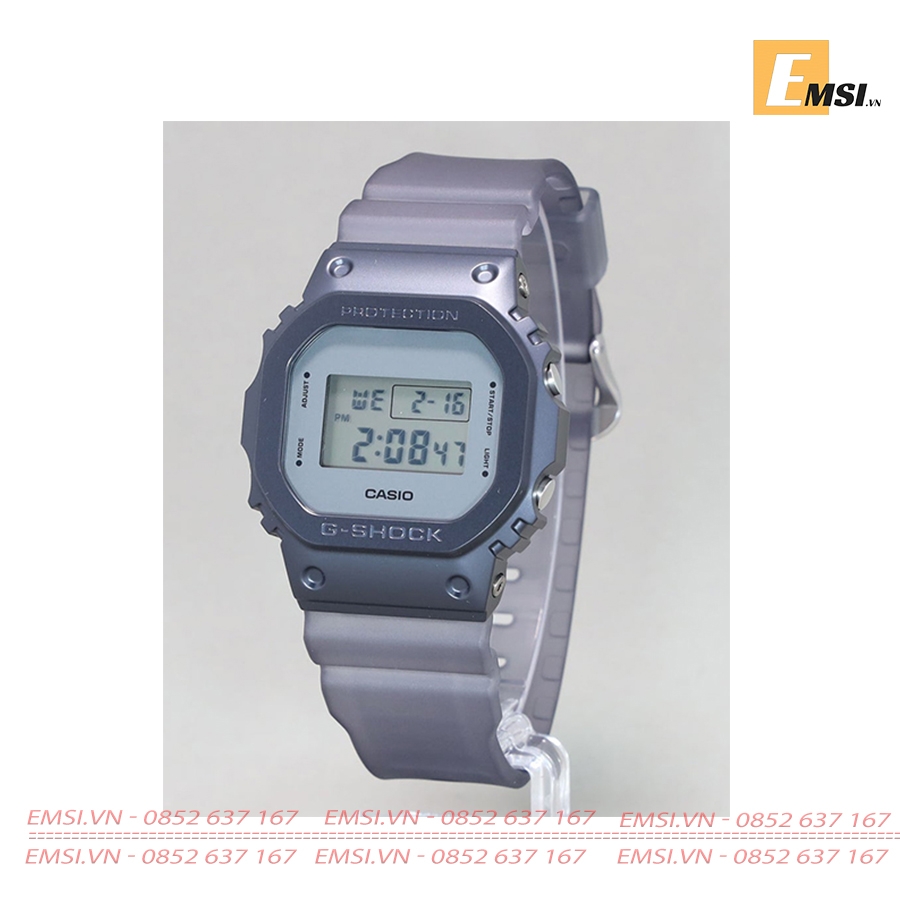 GM-5600MF-2DR | Đồng Hồ Casio | G-Shock | Nam | Dây Nhựa | Gờ Kim Loại | Chống Nước WR20BAR - Emsi.vn