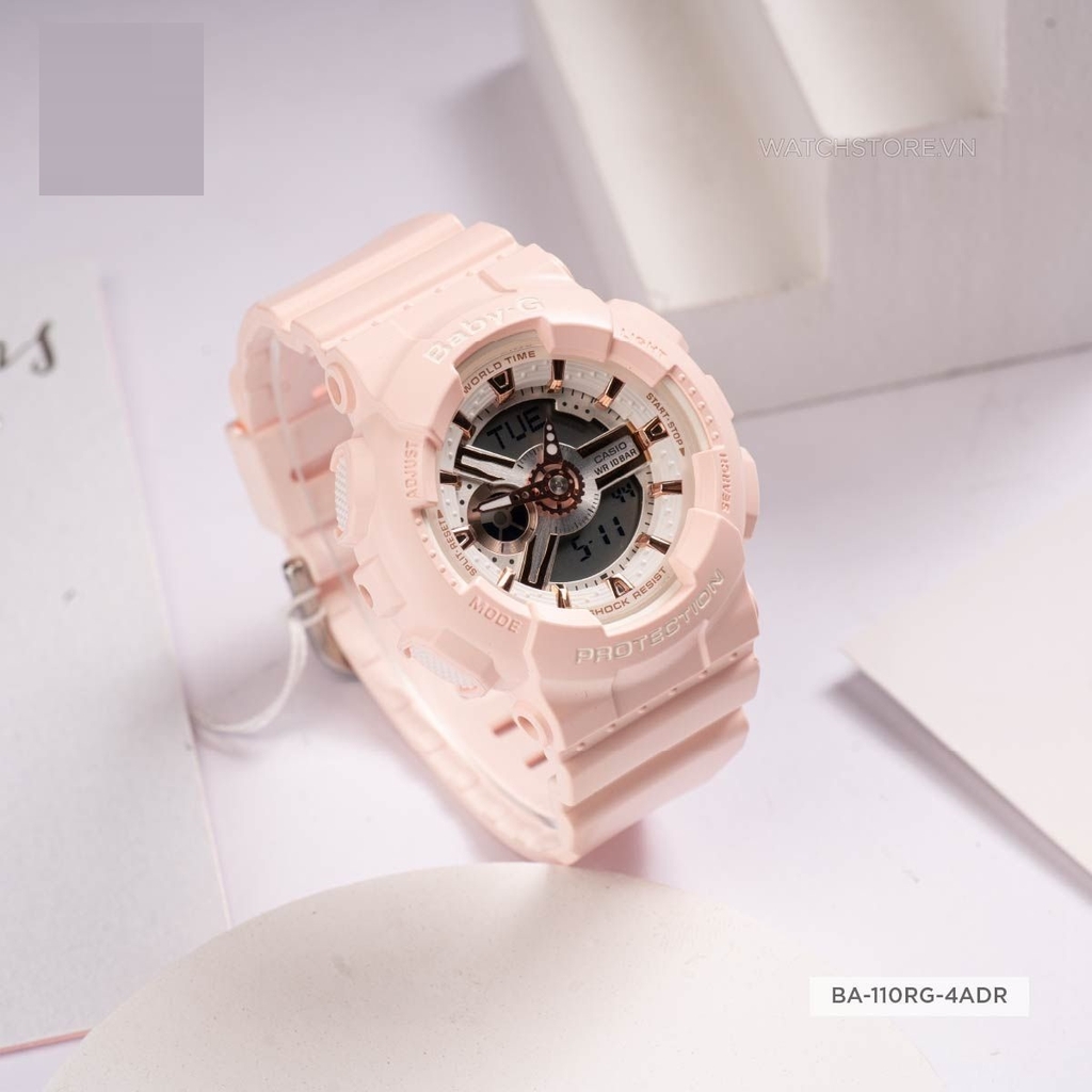Baby-G BA-110RG-4ADR - Đồng Hồ Nữ - Điện Tử - Kính Khoáng - Size Mặt 43mm EMSI.VN