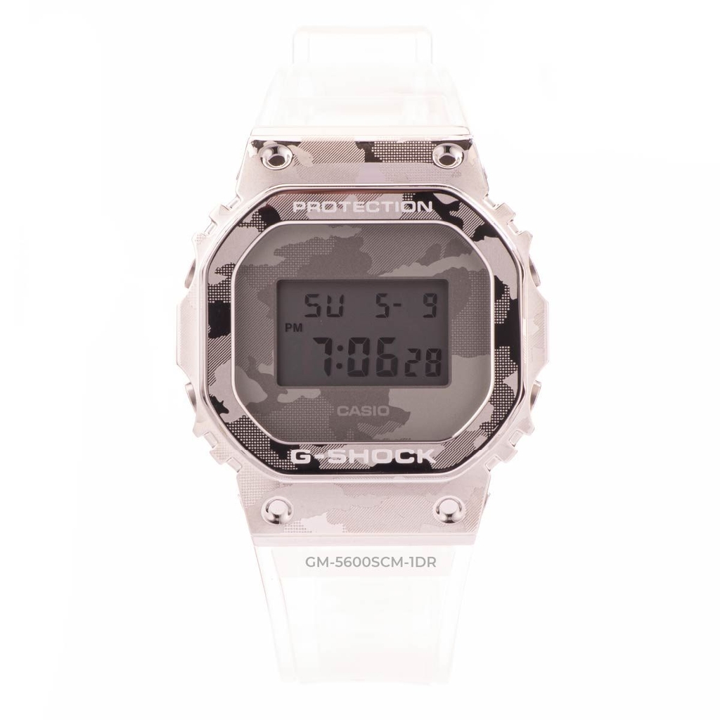 Gshock GM-5600SCM-1DR - Đồng Hồ Nam - Điện Tử - Kính Khoáng - Size Mặt 43mm - Bảo Hành 5 Năm - Chính Hãng