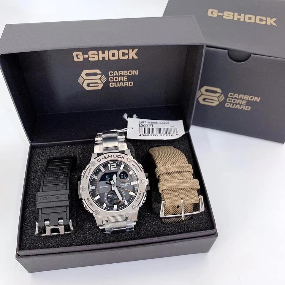 G-Shock GST-B300E-5A - Đồng Hồ Nam - Điện Tử - Kính Khoáng - Size Mặt 50mm - Bảo Hành 5 Năm - Chính Hãng