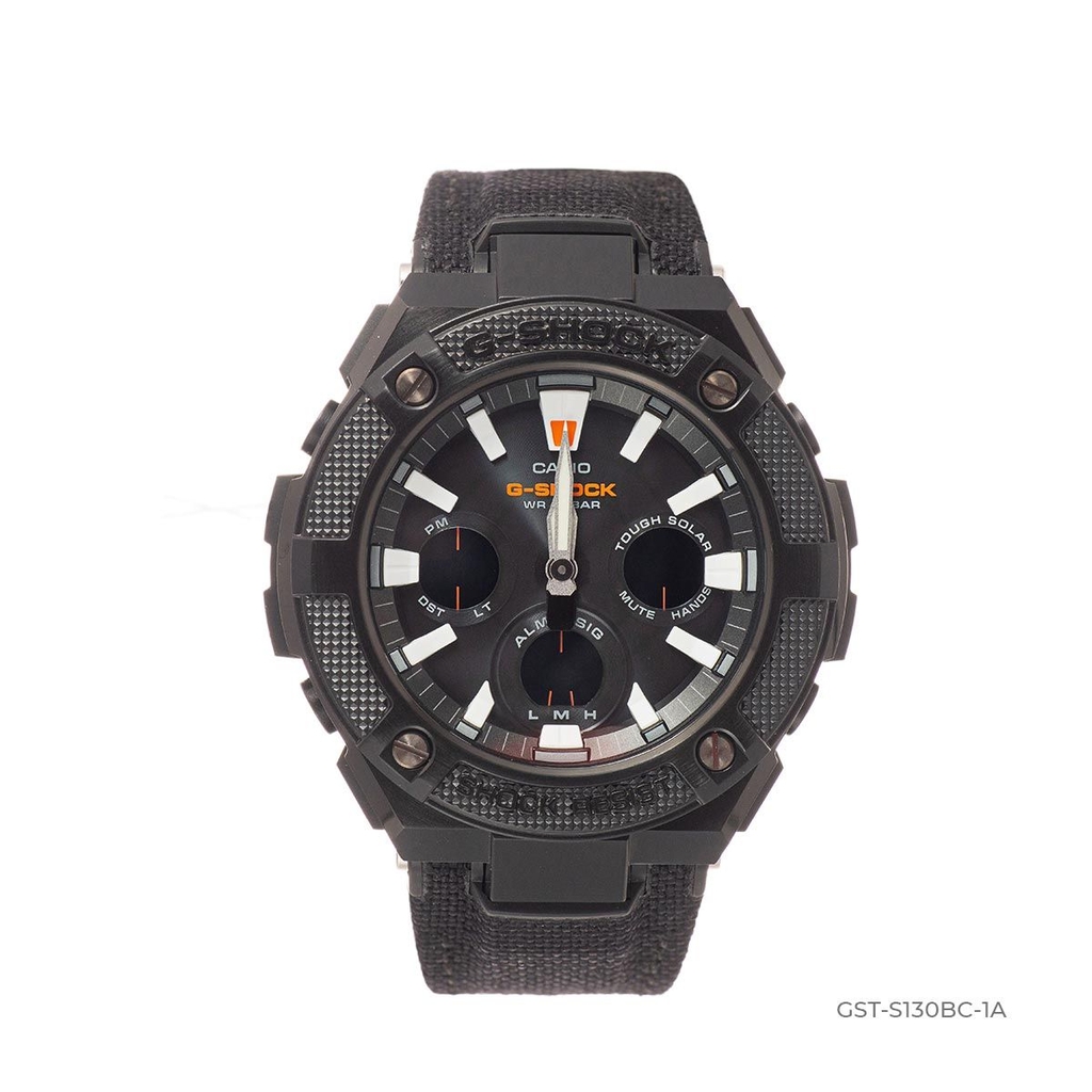 G-Shock GST-S130BC-1ADR - Đồng Hồ Nam - Năng Lượng Mặt Trời - Kính Khoáng - Size Mặt 52.4mm - Bảo Hành 5 Năm - Chính Hãng