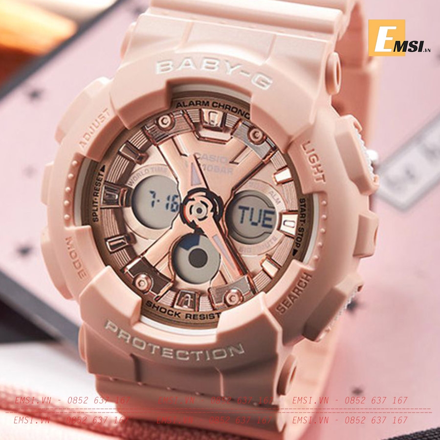 Đồng Hồ Nữ BABY-G BA-130-4A - Trẻ Trung, Thể Thao, Sành điệu