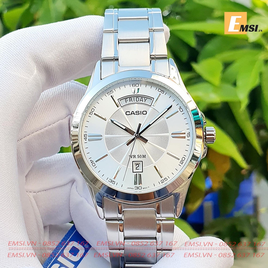 Đồng Hồ Nam Casio MTP-1381D-7A Chính Hãng Giá Tốt Nhất - Emsi.vn | Đồng Hồ Casio | Nam | Dây Kim Loại
