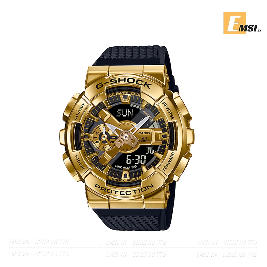 G-Shock GM-110G-1A9 - Đồng Hồ Nam - Điện Tử - Size Mặt 48.5mm - Kính Khoáng - Dây Nhựa - Chống Nước 20ATM - Mới 100% - Bảo Hành 5 Năm