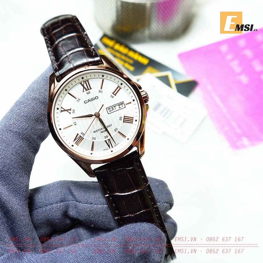 Đồng hồ Nam Casio MTP-1384L-7AVDF - HUYỀN THOẠI NAM - Đồng Hồ Casio 41mm chính hãng
