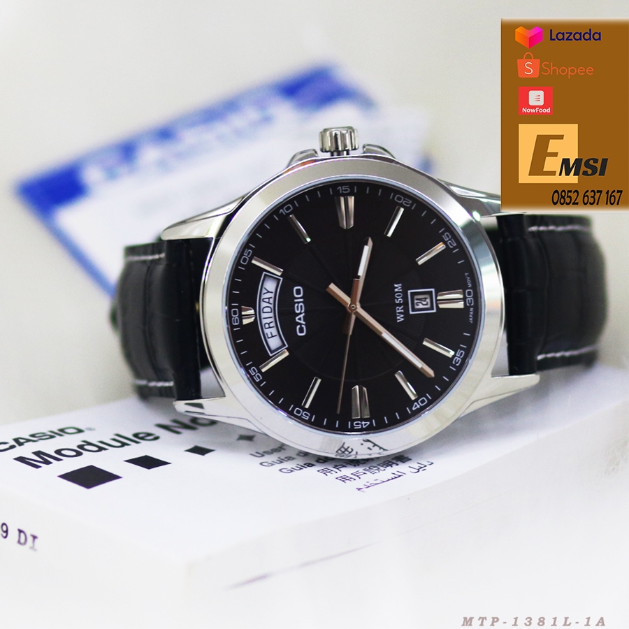 Casio MTP-1381L-1AVDF - Đồng Hồ Nam - Pin / Quartz - Kính Khoáng - Size Mặt 40mm - Bảo Hành 5 Năm - Chính Hãng