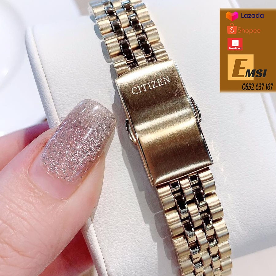 Citizen EU6062-50D - Đồng hồ nữ - Pin / Quartz - Size mặt 26mm - Kính khoáng - Bảo Hành 5 Năm - Chính Hãng
