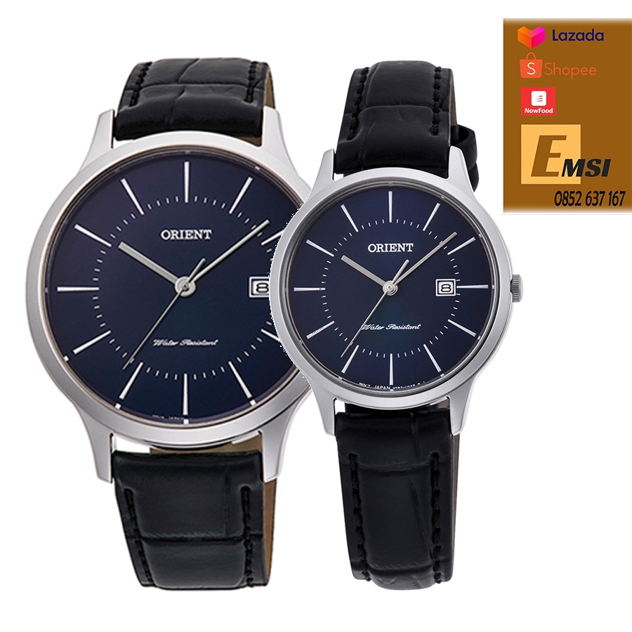 Đồng hồ cặp nam nữ Orient RF-QD0005L & RF-QA0005L