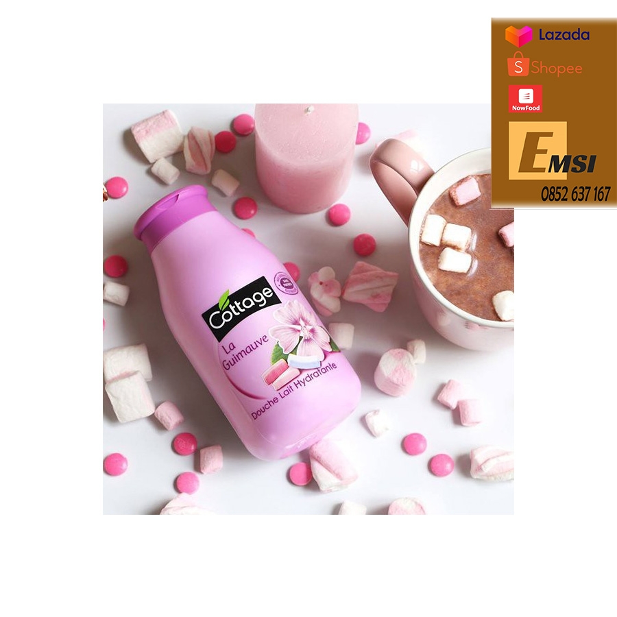 Sữa Tắm Dưỡng Trắng Da Cottage 750ml Của Pháp