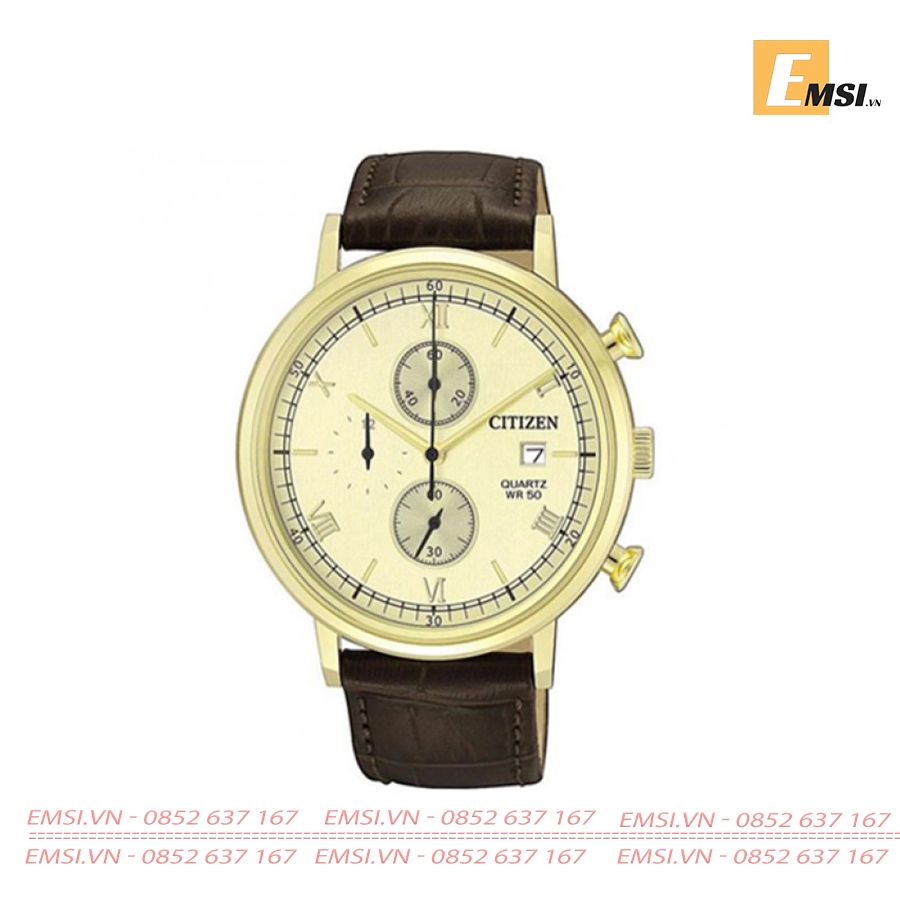 Citizen AN3612-09P - Đồng Hồ Nam - Pin / Quartz - Kính Khoáng - Size Mặt 41mm - Bảo Hành 5 Năm - Chính Hãng