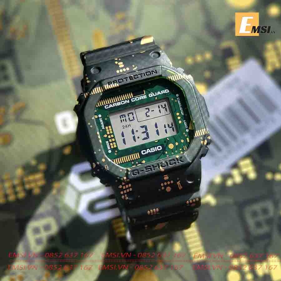 G-Shock DWE-5600CC-3DR - Đồng Hồ Nam - Điện Tử - Kính Khoáng - Size Mặt 43.8mm - Bảo Hành 5 Năm - Chính Hãng
