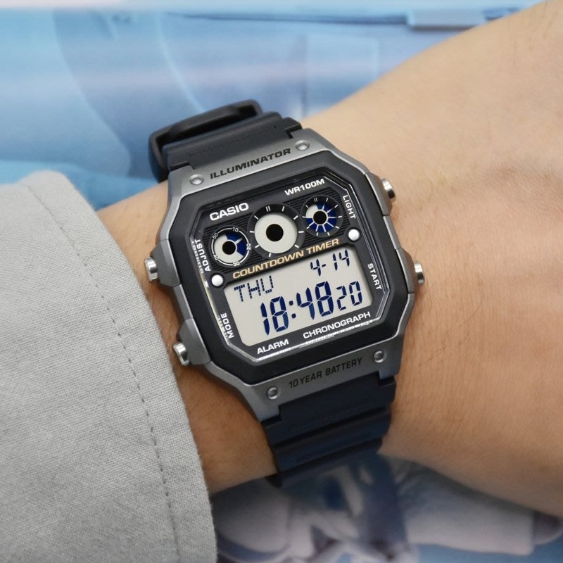 Đồng hồ Casio Nam AE-1300WH-8AVDF PIN 10 NĂM | 42mm