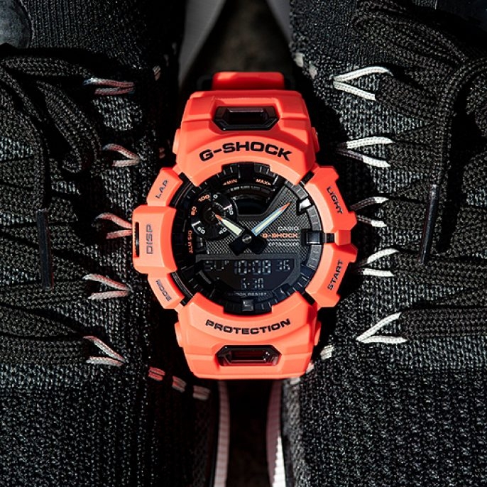 G Shock GBA-900-4A Nam – Bluetooth – Cao Su – Quartz – 20ATM