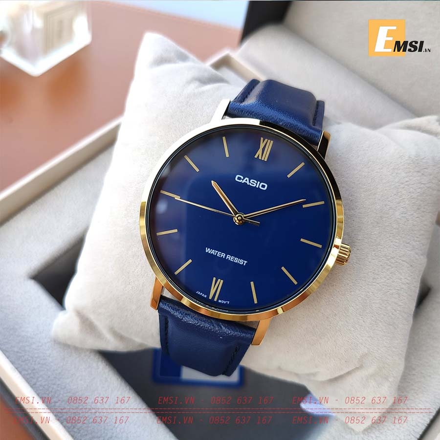 Đồng hồ Casio Nam MTP-VT01GL-2BUDF - Bảo hành chính hãng 5 năm