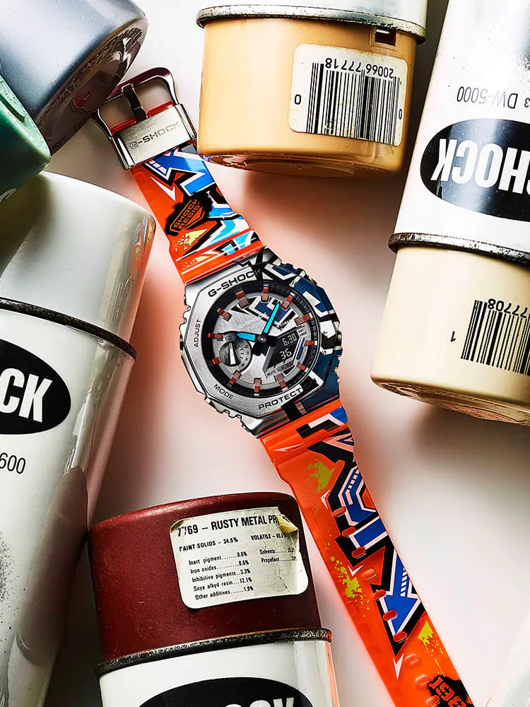 G-Shock GM-2100SS-1ADR - Đồng hồ nam - Pin / Quartz - Kính khoáng - Size mặt 44.5mm - Bảo Hành 5 Năm - Chính Hãng
