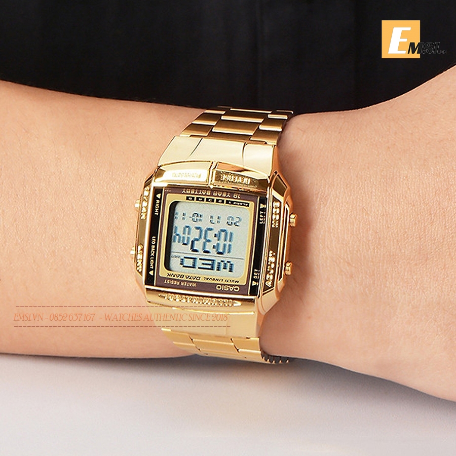 Casio DB-360G-9ADF - Đồng Hồ Nam - Điện Tử - Kính Nhựa - Size Mặt 38mm - Bảo Hành 5 Năm - Chính Hãng