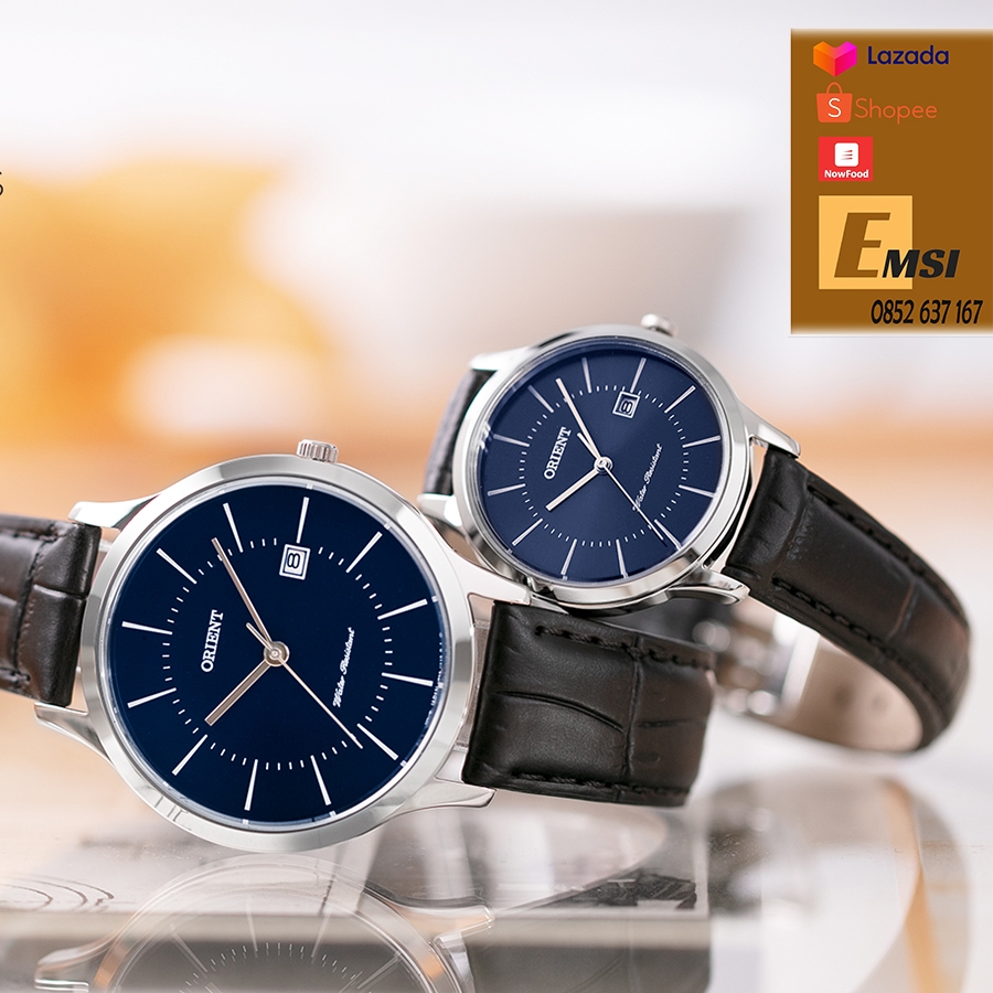 Đồng hồ cặp nam nữ Orient RF-QD0005L & RF-QA0005L
