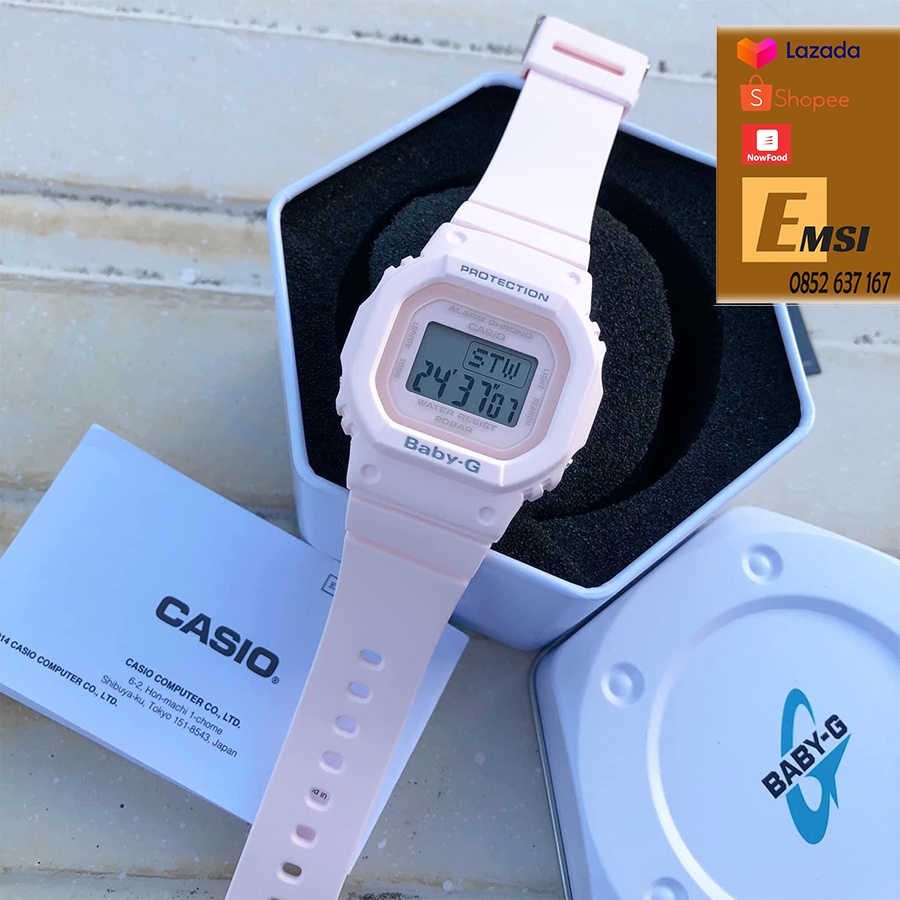 Đồng hồ Casio Baby-G Nữ - BGD-560-4D (hồng bánh bèo)