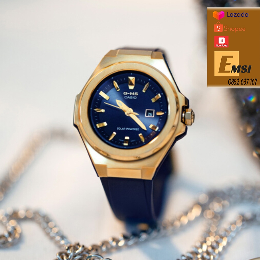 Đồng hồ Casio Baby-G Nữ MSG-S500G-2A -Tough Solar - Cao Su - 10ATM