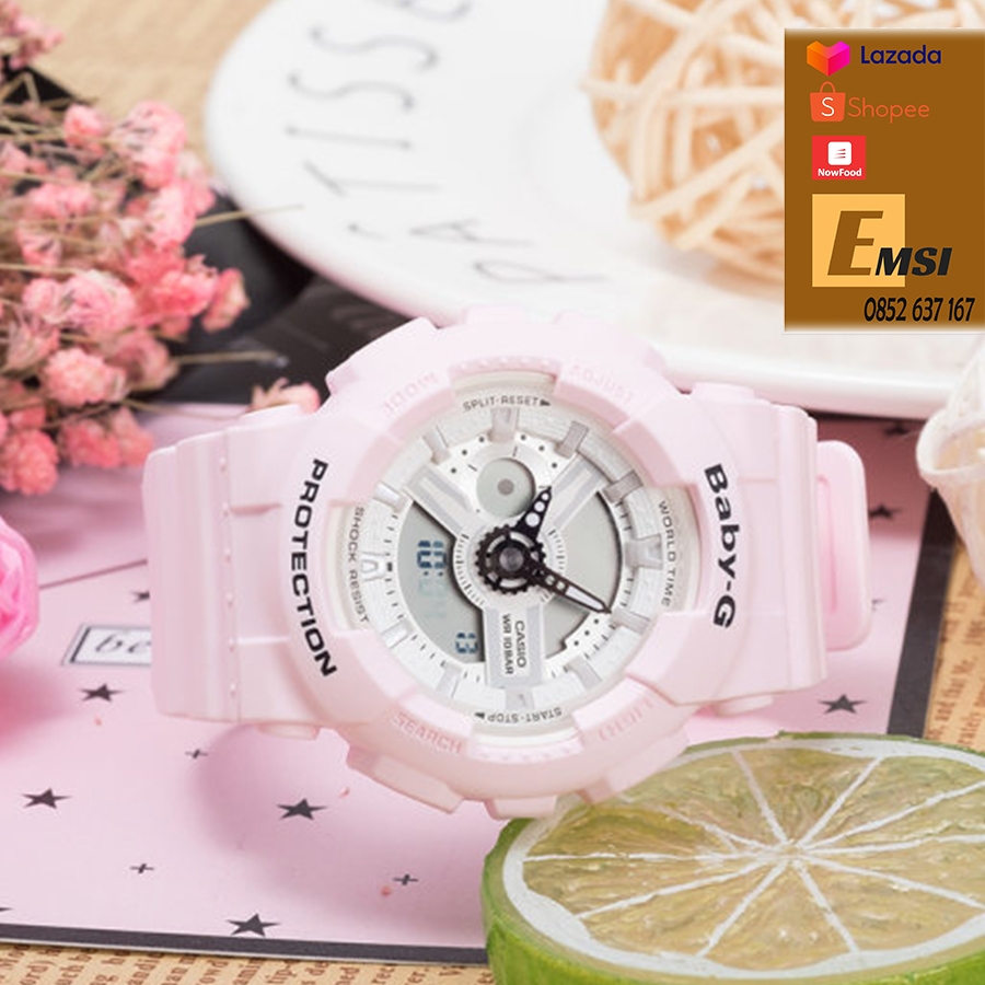 BABY-G BA-110BE-4A - Nữ - Cao Su - Kính Khoáng - 10ATM