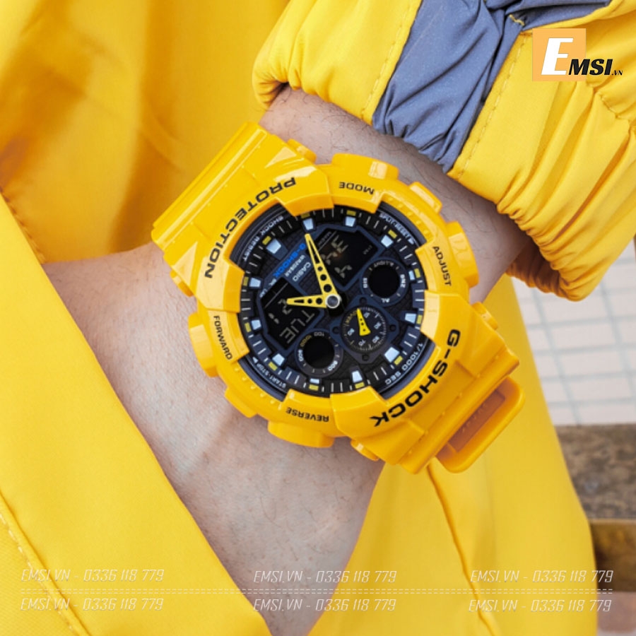 Đồng hồ Casio G-Shock Nam GA-100A-9A - Mới