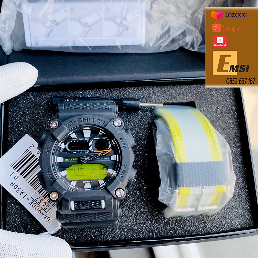 Đồng Hồ Casio G Shock GA-900E-1A3 | Nam | 2 Bộ Dây - Emsi.vn