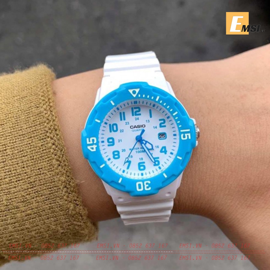 Casio LRW-200H-2B - Quartz (Pin) Dây Cao Su - Chính Hãng