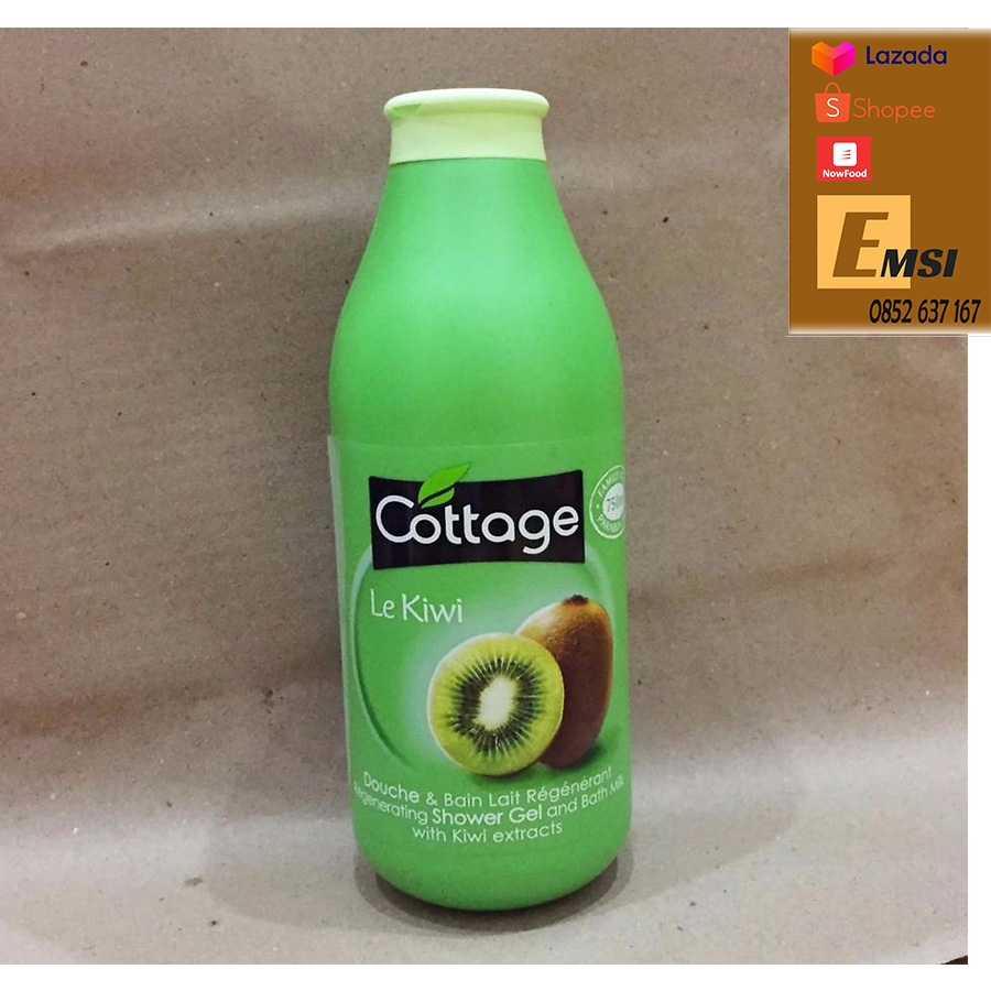 Sữa Tắm Dưỡng Trắng Da Cottage 750ml Của Pháp