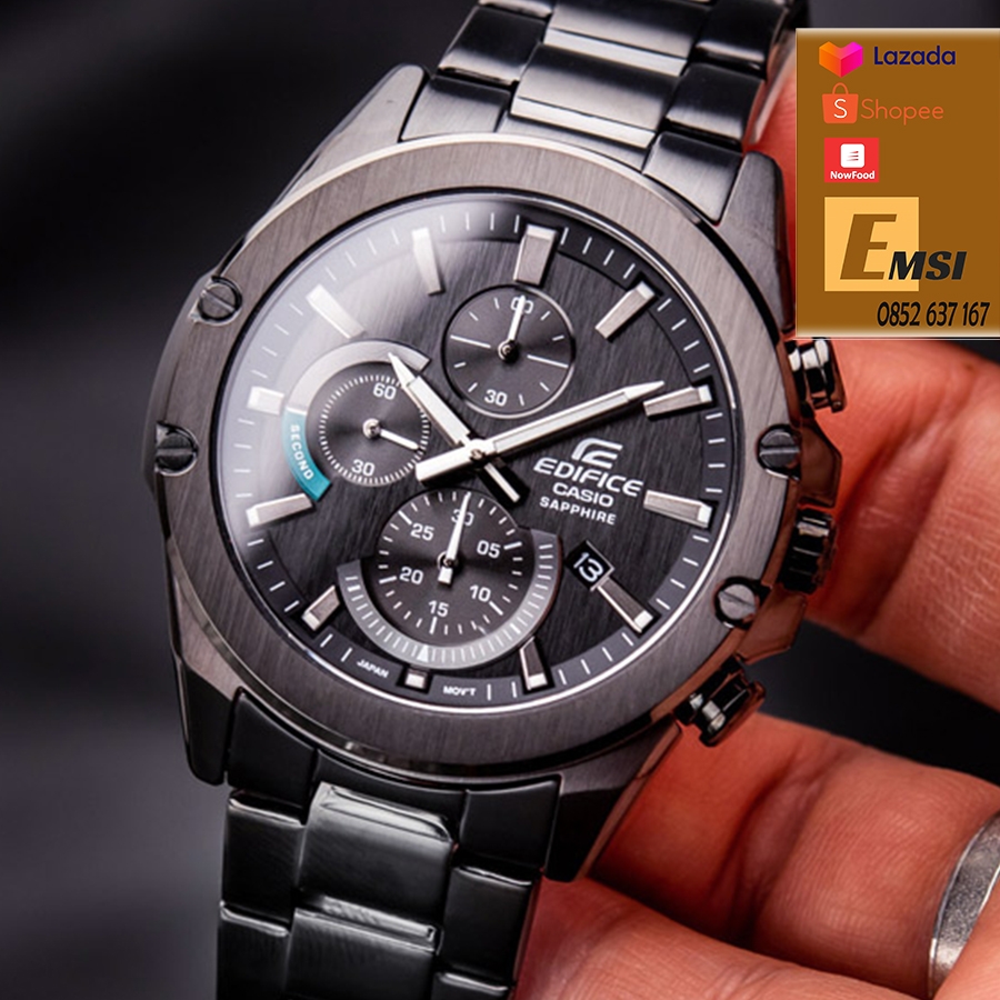Casio EFR-S567DC-1A - Đồng Hồ Nam - Điện Tử - Size Mặt 45.4mm - Kính Sapphire - Dây Kim Loại - Chống Nước 10ATM - Bảo Hành 5 Năm