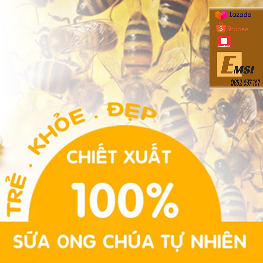 Viên Uống Sữa Ong Chúa Costar Royal Jelly 1610mg 365 Viên Úc
