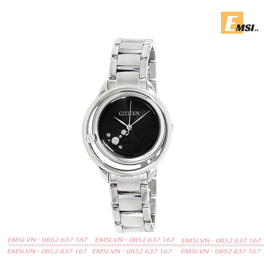 CITIZEN EW5520-50E - Đồng Hồ Nữ - Eco Drive - Kính Khoáng - Size Mặt 33mm - Bảo Hành 5 Năm - Chính Hãng 100%