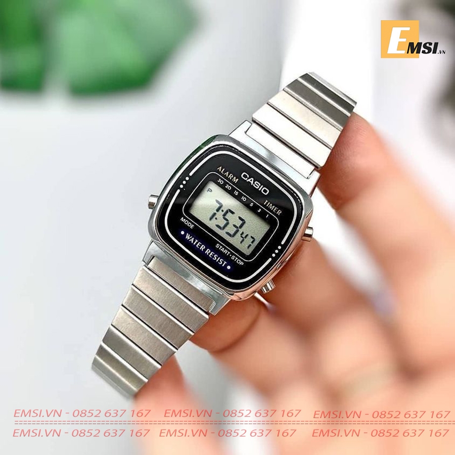 Tổng hợp Đồng Hồ Casio Chính hãng Nữ LA670, Thời Trang ,Dây Thép Không Gỉ EMSI.VN