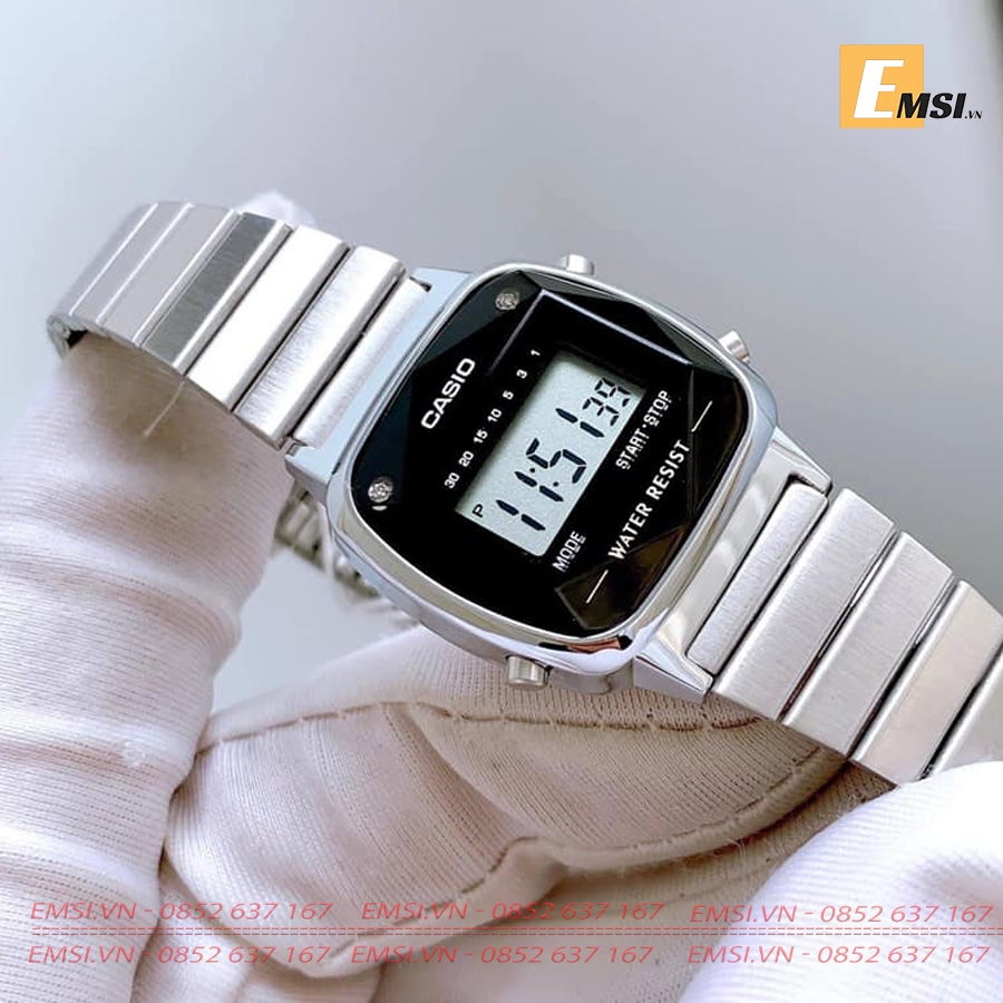 Tổng hợp Đồng Hồ Casio Chính hãng Nữ LA670, Thời Trang ,Dây Thép Không Gỉ EMSI.VN