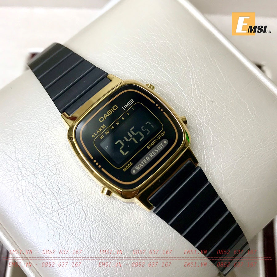 Casio LA670WEGB-1B - Đồng Hồ Nữ - Điện Tử - Kính Khoáng - Size Mặt 24.6mm EMSI.VN