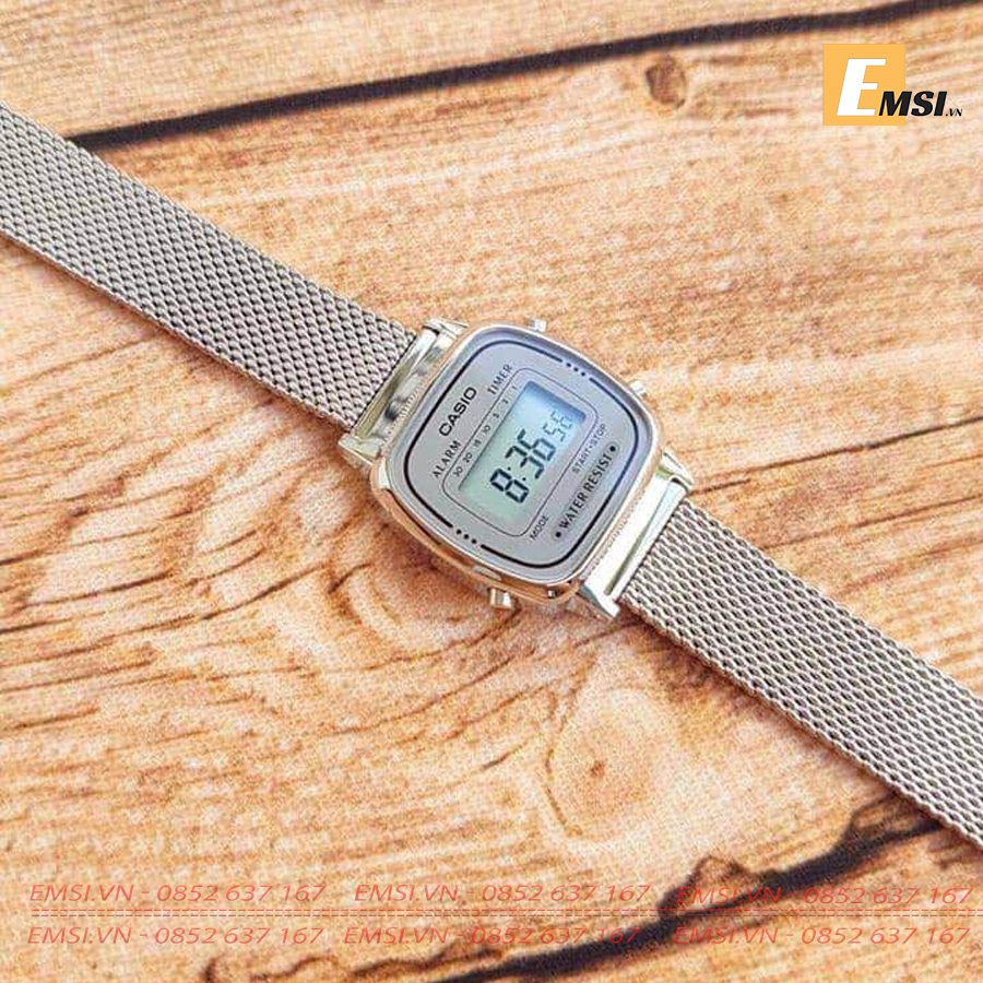 Tổng hợp Đồng Hồ Casio Chính hãng Nữ LA670, Thời Trang ,Dây Thép Không Gỉ EMSI.VN