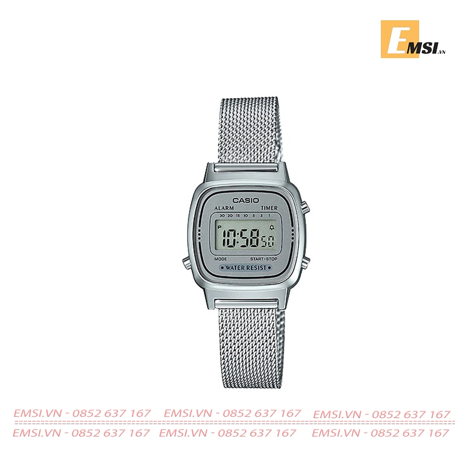 Casio LA670WEM-7D - Đồng Hồ Nữ - Điện Tử - Kính Nhựa - Size Mặt 24.6mm EMSI.VN