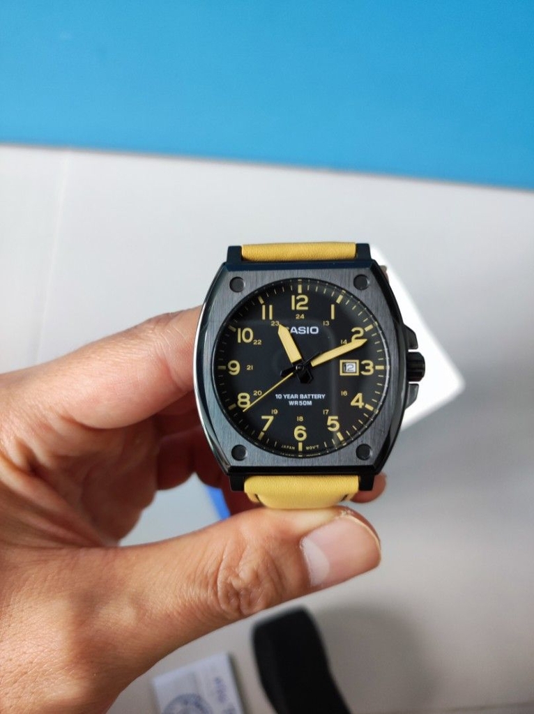 MTP-E715L-5AV | Đồng Hồ Casio | Nam | Dây Da | 3 Kim - Emsi.vn