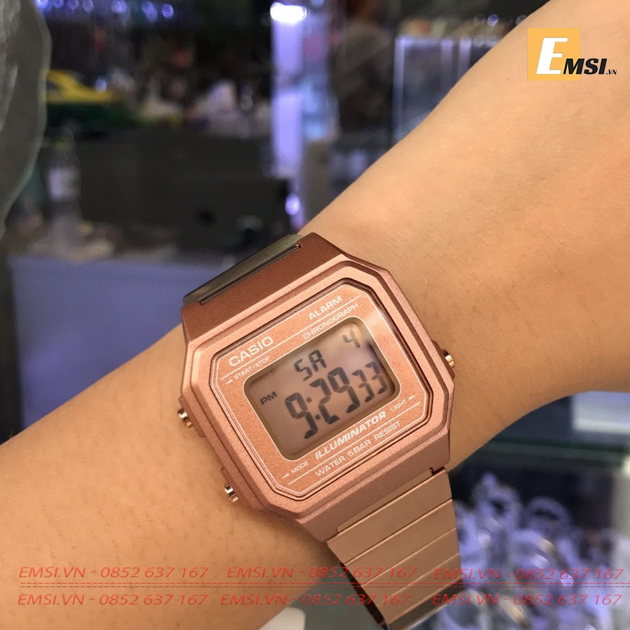 Casio B650WC-5ADF - Đồng Hồ Nam - Điện Tử - Size Mặt 41mm - Kính Nhựa EMSI.VN