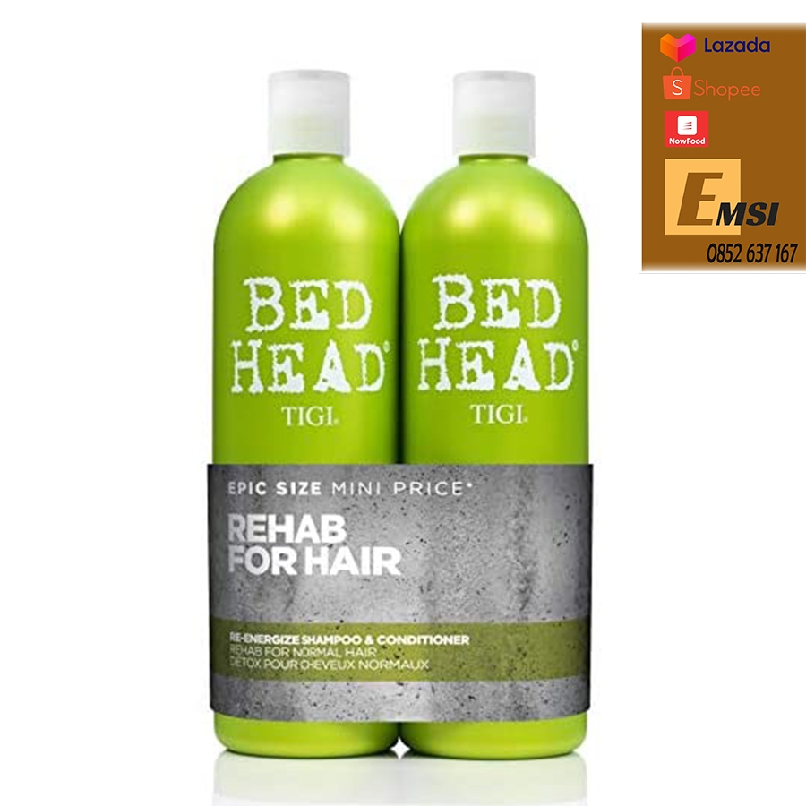 Bộ Gội Xả Tigi Bed Head Rehab For Hair 750ml Mỹ