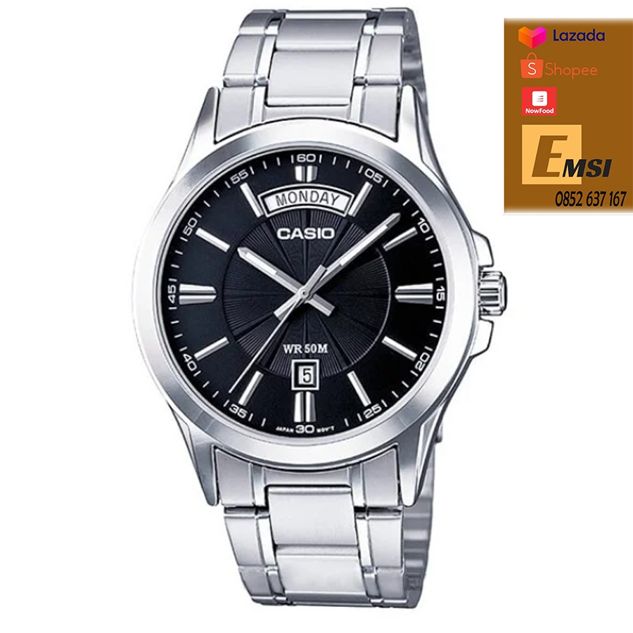 Đồng Hồ Nam Casio MTP-1381D-1AVDF Chính Hãng - Emsi.vn - Size 40