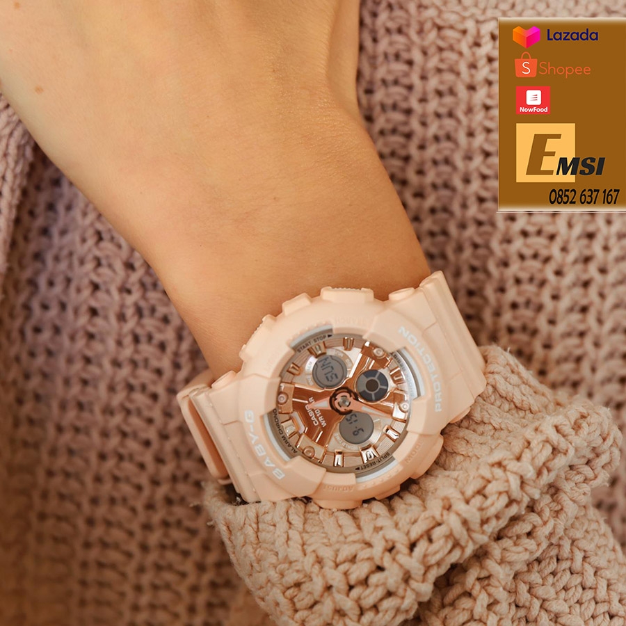 Đồng Hồ Nữ BABY-G BA-130-4A - Trẻ Trung, Thể Thao, Sành điệu