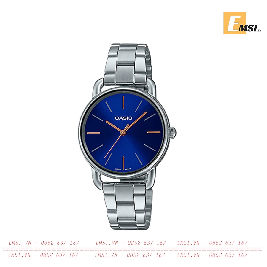 Đồng Hồ Casio Nữ LTP-E412D-2A Dây Kim Loại - Chống Nước - Size 30mm