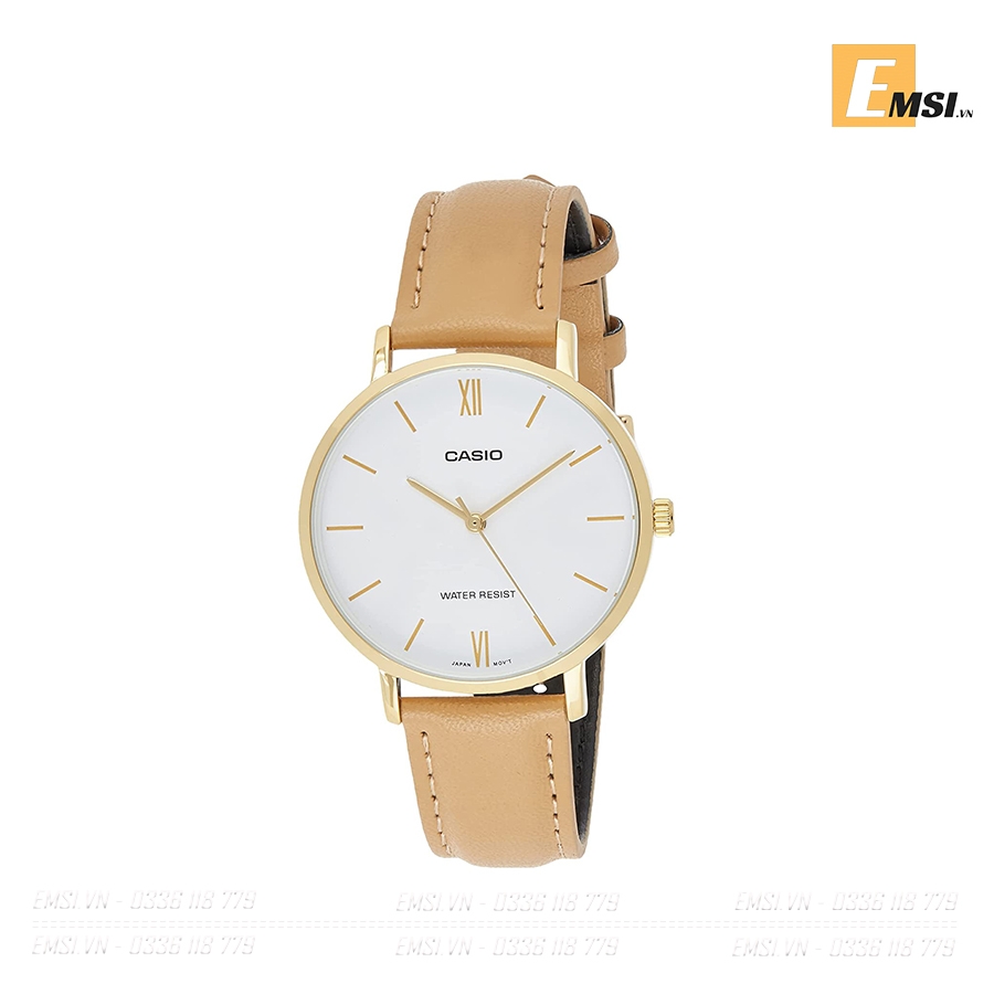 Casio LTP-VT01GL-7BUDF - Đồng Hồ Nữ - Pin / Quartz - Kính Khoáng - Size Mặt 34mm - Bảo Hành 5 Năm - Chính Hãng - Emsi.vn
