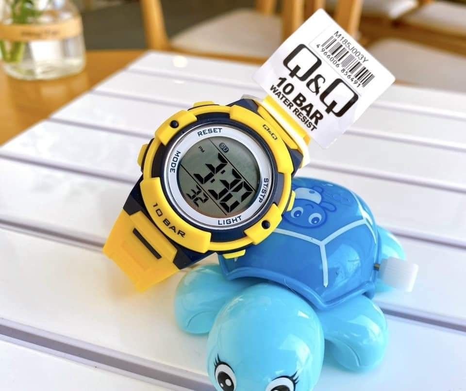 Q&Q M185J003Y - Đồng Hồ Trẻ Em - Pin / Quartz - Kính Khoáng - Size Mặt 36mm -Chính Hãng