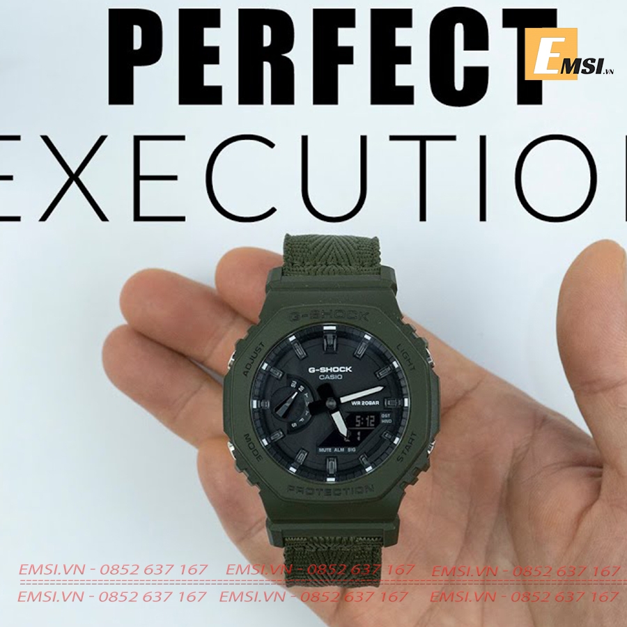 G-Shock GAE-2100GC-7ADR - Đồng Hồ Nam - Điện Tử - Kính Khoáng - Size Mặt 45.4mm - Bảo Hành 5 Năm - Chính Hãng - Emsi.vn