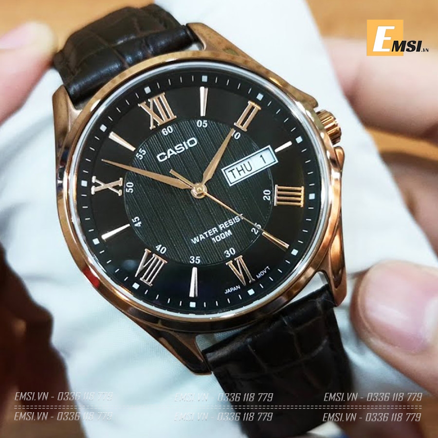 Casio MTP-1384L-1AVDF - Đồng hồ nam - Kính khoáng - Pin / Quartz - Size mặt 41mm - Bảo Hành 5 Năm - Chính Hãng - Emsi.vn
