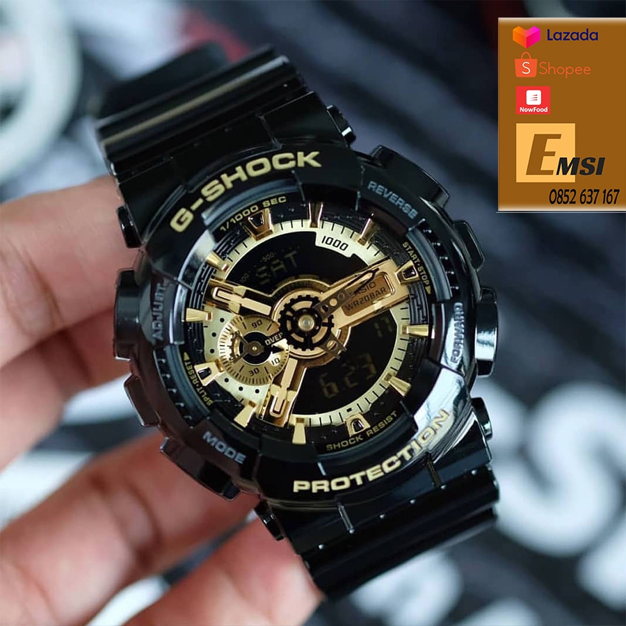 Đồng hồ Casio G-Shock GA-110GB-1A & BA-110-1A