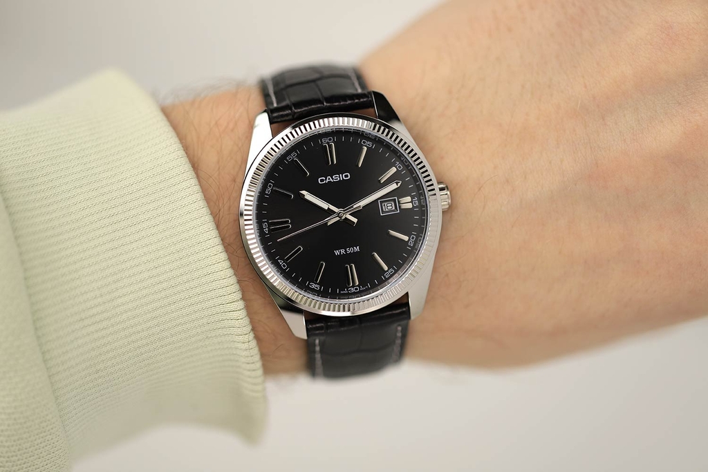 CASIO MTP-1302L-1AVDF – NAM – QUARTZ (PIN) – DÂY DA - Emsi.vn